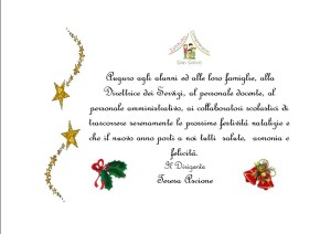 Auguri di Natale 2016 del Dirigente Teresa Ascione